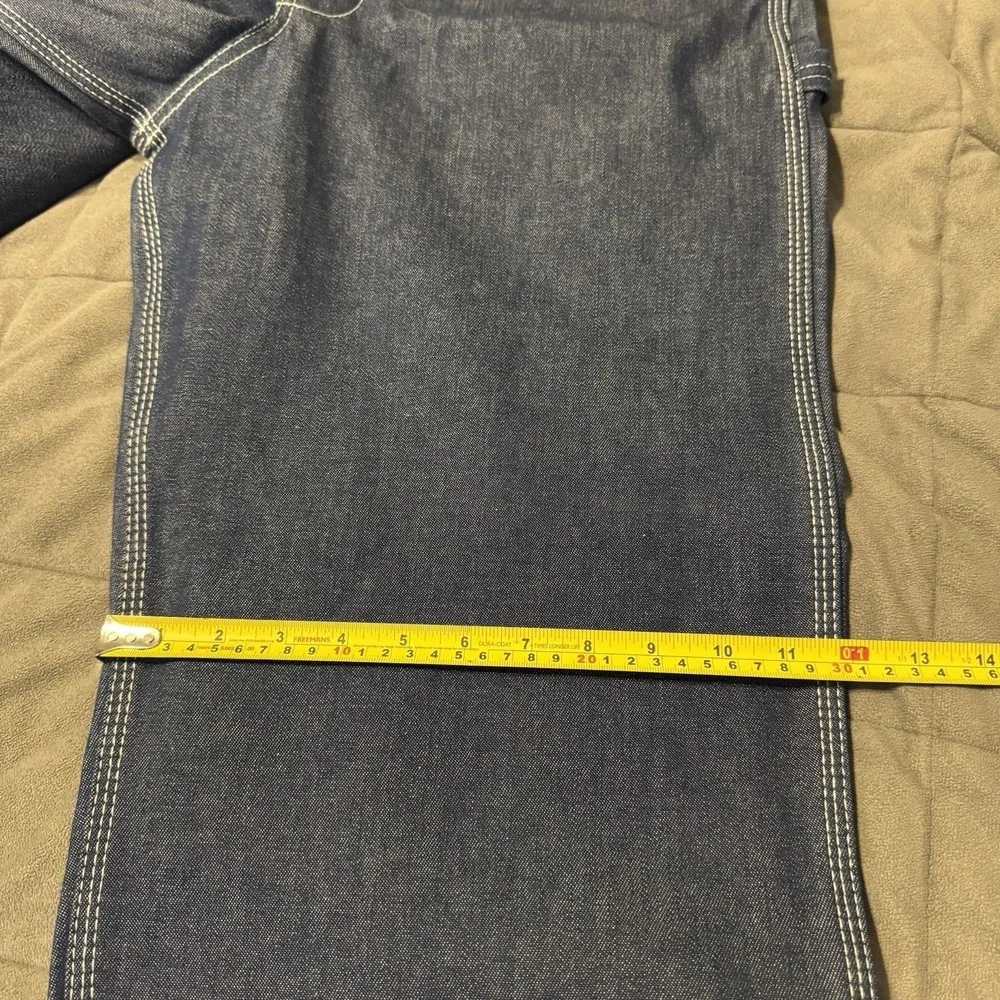 Vintage Key Denim Bib Overalls NWT 34x34 Carpenter‎ Workwear USA Cotton
